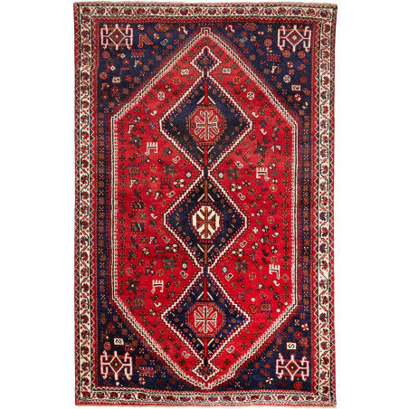 Shiraz 164x252 Cm Shiraz, Persia, Hand-carded Wool (cotton