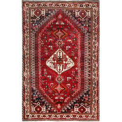 Shiraz 160x253 Cm Shiraz, Persia, Hand-carded Wool, Cotton