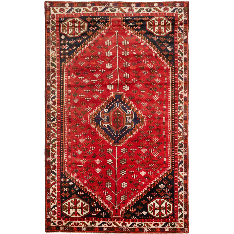 Shiraz 152x245 Cm Shiraz, Persia, Hand-carded Wool (warp: