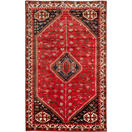 Shiraz 152x245 Cm Shiraz, Persia, Hand-carded Wool (warp: