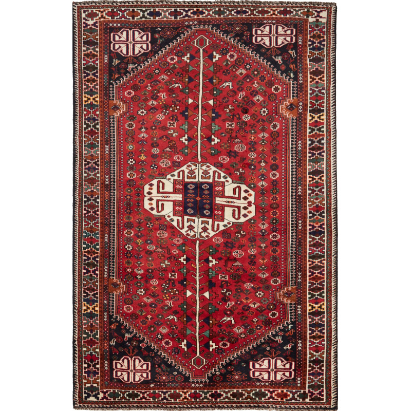 Shiraz 168x255 Cm Shiraz, Persia. Hand-carded Wool (warp: