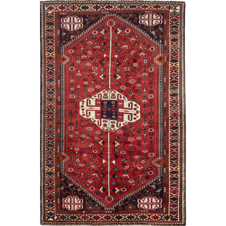 Shiraz 168x255 Cm Shiraz, Persia. Hand-carded Wool (warp: