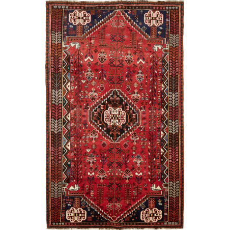 Shiraz 160x267 Cm Shiraz Persia Hand-carded Wool Cotton