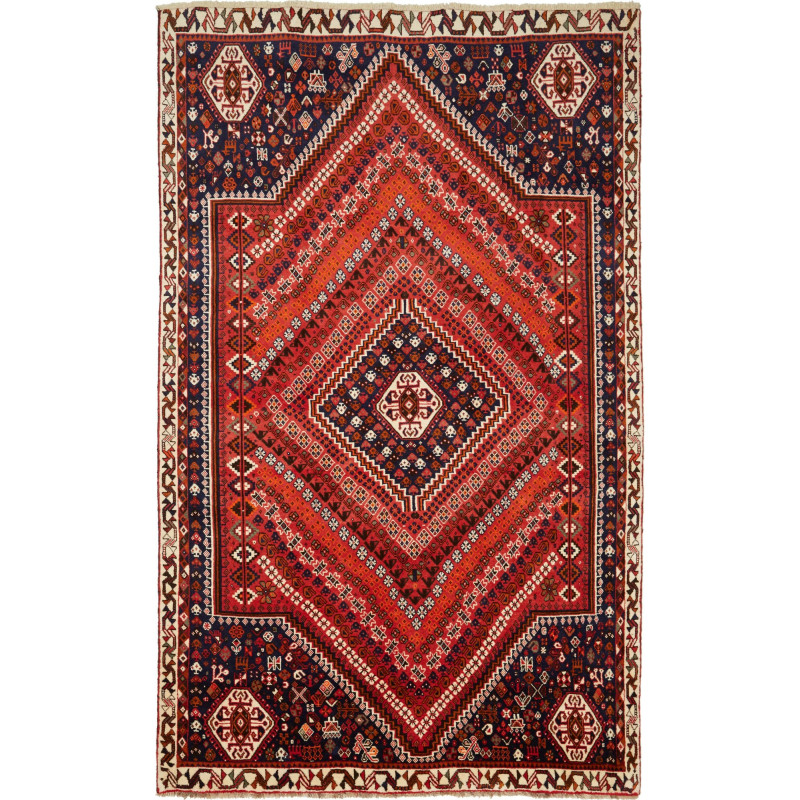 Shiraz 172x285 Cm Shiraz Persia Hand-carded Wool Cotton