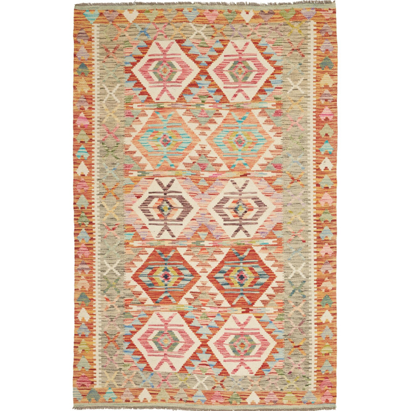 Kilim 120x186 Cm Kilim Afghanistan Hand-carded Wool Cotton