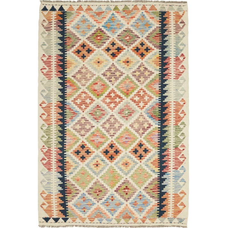 Kilim 122x184 Cm Kilim Afghanistan Hand-carded Wool