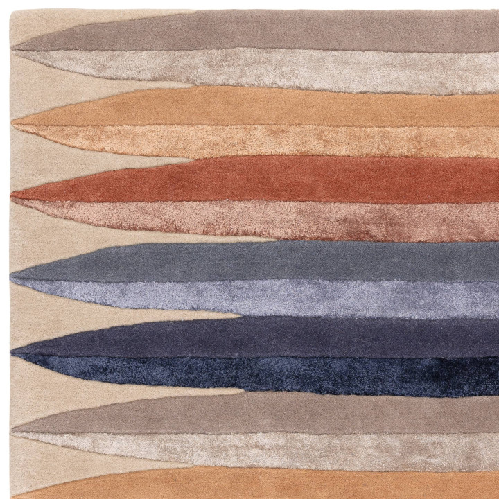 Tappeto Matrix geometrico beige e ocra 200x300 c