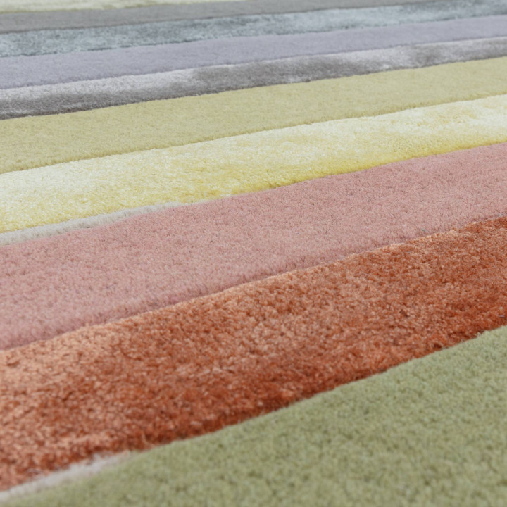 Tappeto Matrix geometrico beige e grigio 200x300