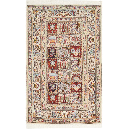 Moud 60x85 Cm Moud, Persia, Hand-carded Wool (warp: Cotton),