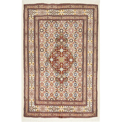 Moud 61x91 Cm Moud Persia Hand-carded Wool, Cotton