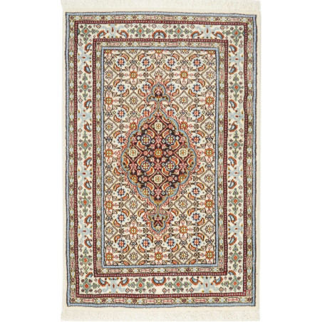 Moud 59x88 Cm Moud, Persia, Hand-carded Wool (warp Cotton),
