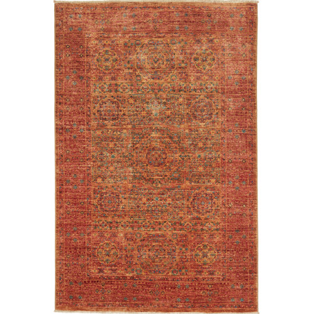 Rug Mamlouk Pakistan 99x151 Terracotta