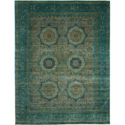 Rug Mamlouk Pakistan 278x359 Teal Aquamarine