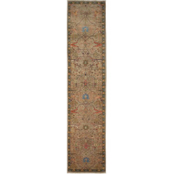 Rug Aryana Fine Pakistan 88x410 Sage Green Terr