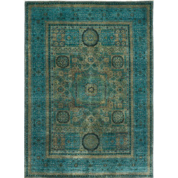 Rug Mamlouk Pakistan 150x202 Turquoise Olive Gr