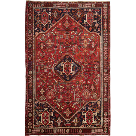 Shiraz 160x252 Cm Shiraz Persia Hand-carded Wool (cotton