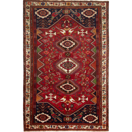 Shiraz 182x279 Cm Shiraz, Persia, Hand-carded Wool, Cotton,