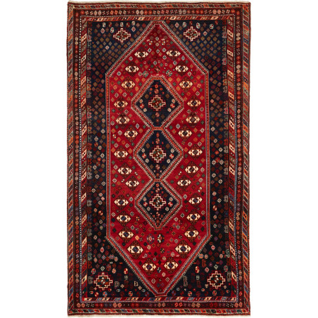 Shiraz 162x274 Cm Shiraz, Persia, Hand-carded Wool (cotton