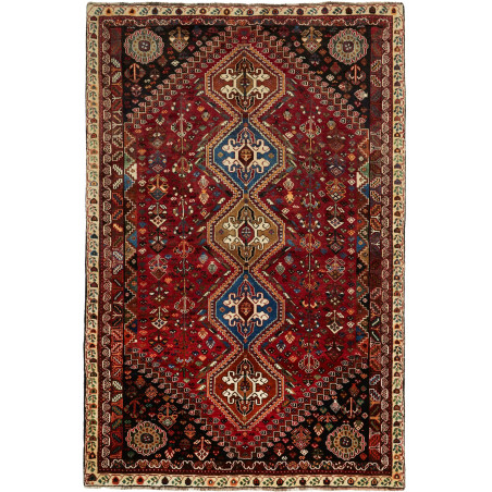 Shiraz 173x259 Cm Shiraz, Persia, Hand-carded Wool (warp