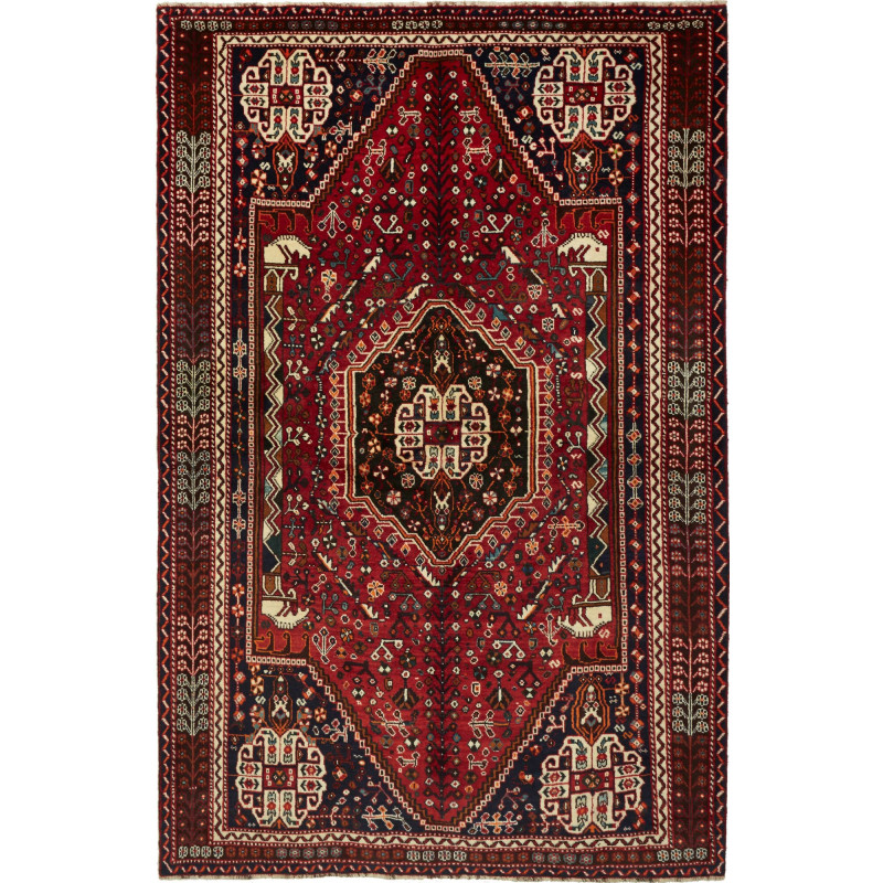 Shiraz 160x250 Cm Shiraz Persia Hand-carded Wool Cotton