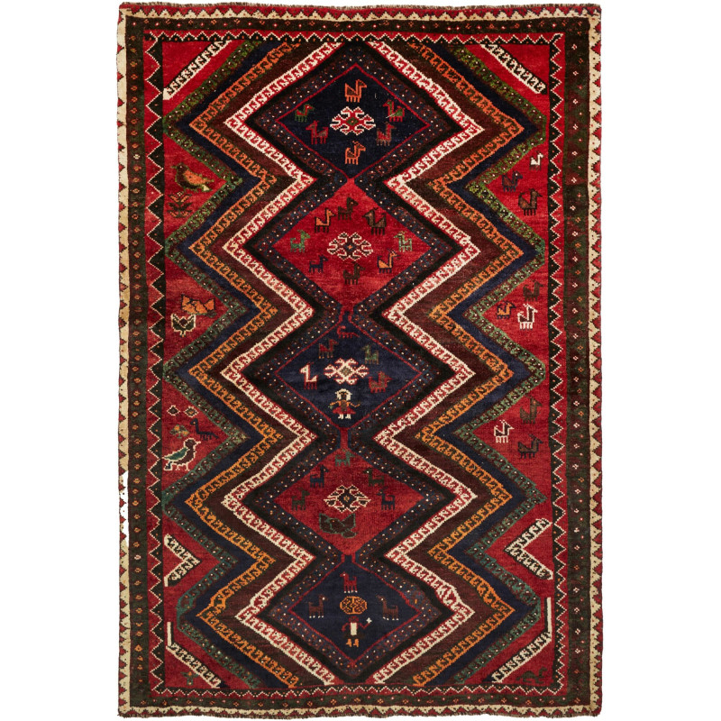 Shiraz 177x263 Cm Shiraz, Persia, Hand-carded Wool (warp: