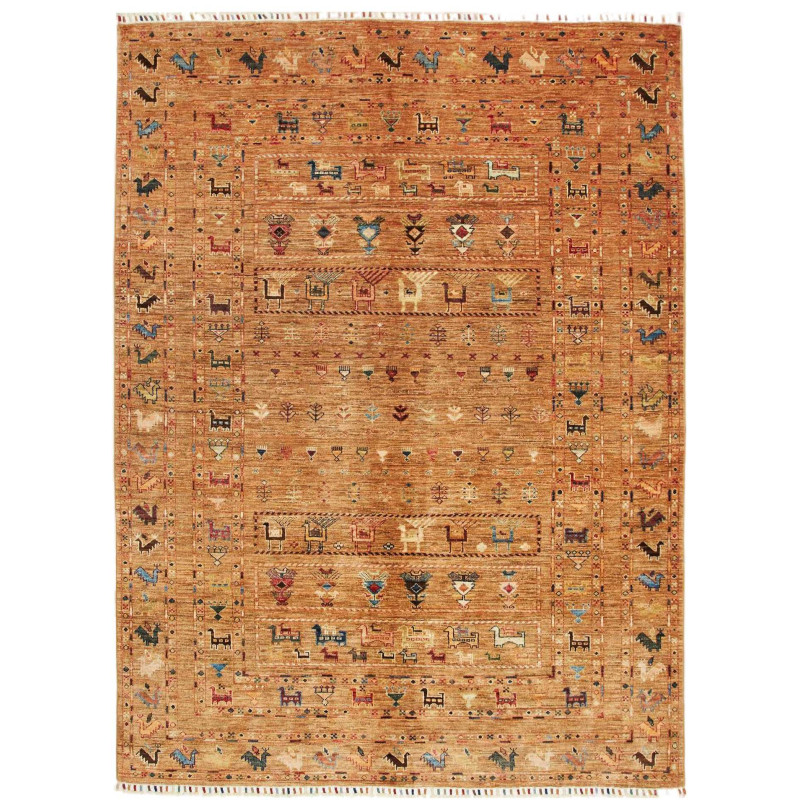 Hand Made Rug Rubin Pakistan 174x233 Rust Multi