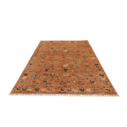 Hand Made Rug Rubin Pakistan 174x233 Rust Multi