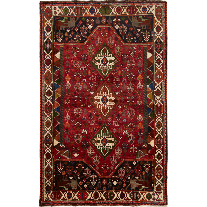 Shiraz 170x275 Cm Shiraz, Persia, Hand-carded Wool,
