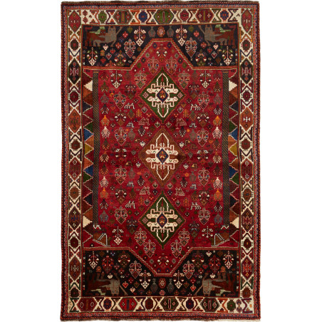 Shiraz 170x275 Cm Shiraz, Persia, Hand-carded Wool,