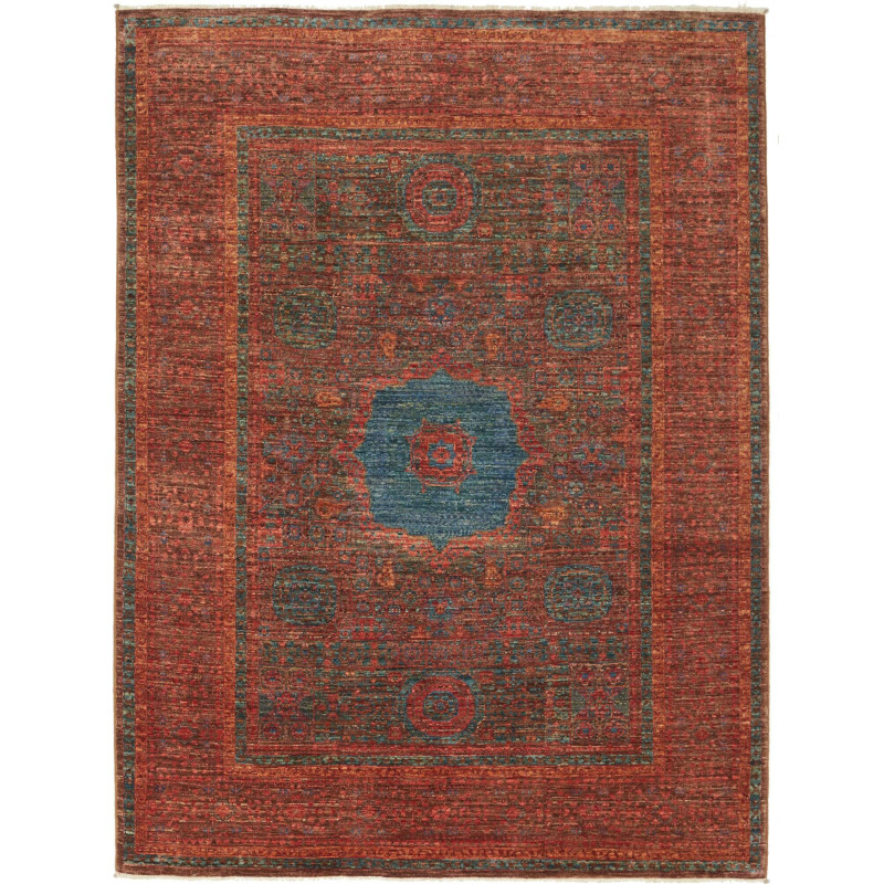 Rug Mamlouk Pakistan 152x200 Terracotta Red Pet