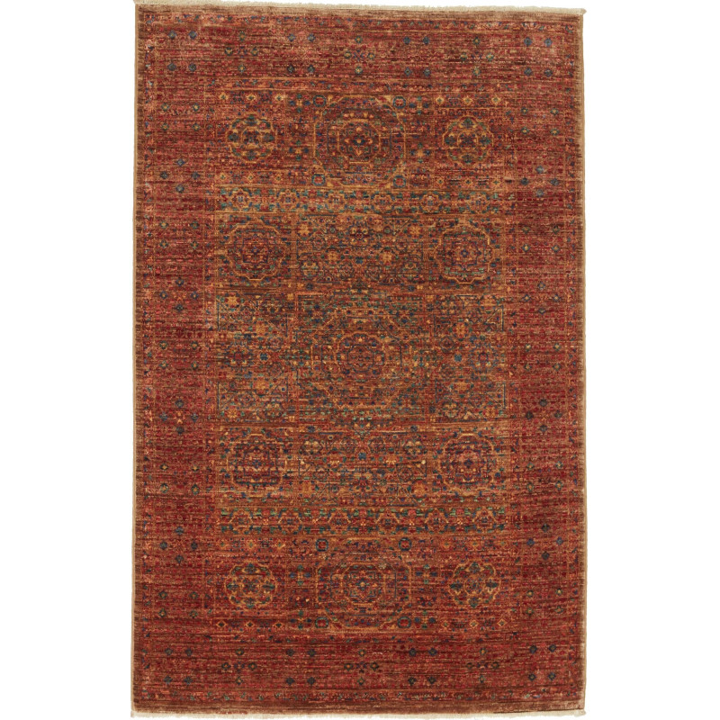 Mamlouk 98x151 Cm Mamlouk, Pakistan, Hand-carded Wool (warp: