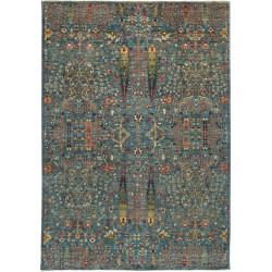 Rug Shahi Fine Pakistan 207x295 Petrol Blue Ora