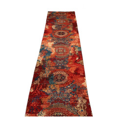Hand Made Rug Vintage Erased Pakistan 72x358 Re