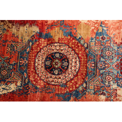 Hand Made Rug Vintage Erased Pakistan 72x358 Re