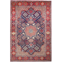 Hand Made Rug Nadjafabad Persia 275x410 Red Blu