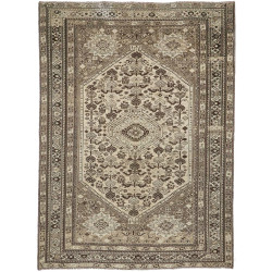 Vintage 204x286 Cm Vintage, Persia, Hand-carded Wool (warp: