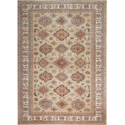 Hand Made Rug Kazak Fine Pakistan 247x346 Beige