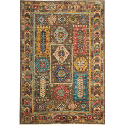 Hand Made Rug Tribal Pakistan 125x179 Brown Mul