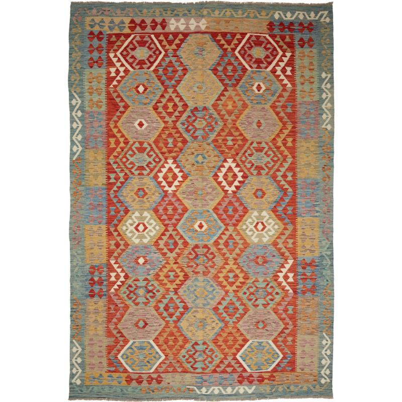 Kilim 200x297 Cm Kilim Afghanistan Hand-carded Wool