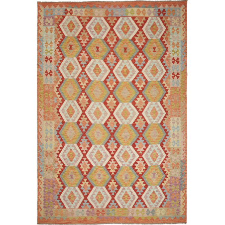 Kilim 197x293 Cm Kilim Afghanistan Hand-carded Wool (warp: