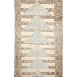 Hand Made Rug Berber Pakistan 192x301 Brown Bei
