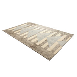 Hand Made Rug Berber Pakistan 192x301 Brown Bei