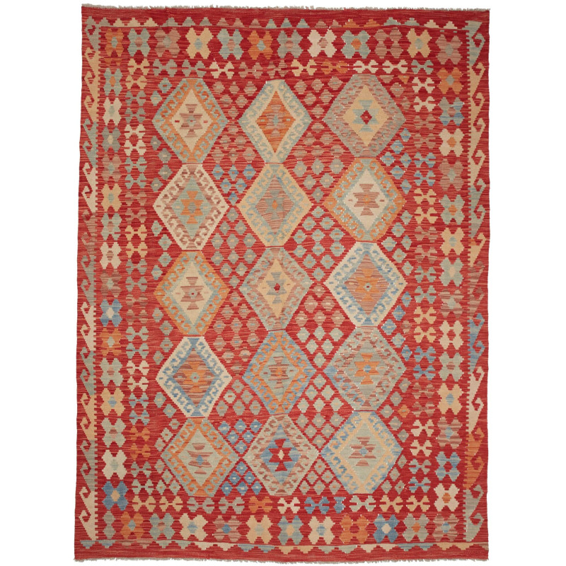 Kilim 183x255 Cm Kilim Afghanistan Hand-carded Wool Cotton