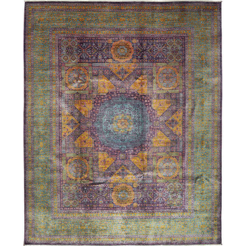 Mamlouk 243x303 Cm Mamlouk, Pakistan, Hand-carded Wool