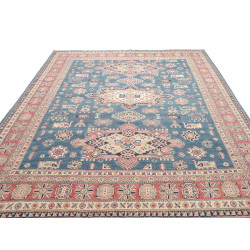Hand Made Rug Kazak Afghanistan 247x314 Blue Re