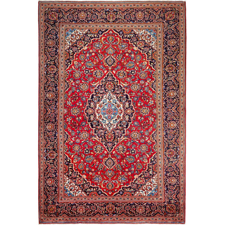 Hand Made Rug Ardakan Persia 240x346 Red Blue