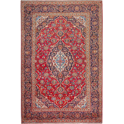 Hand Made Rug Ardakan Persia 240x365 Red Blue