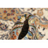 Hand Made Rug Kashan Persia 200x310 Beige Blue