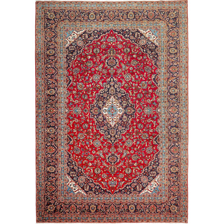 Hand Made Rug Ardakan Persia 250x360 Red Blue