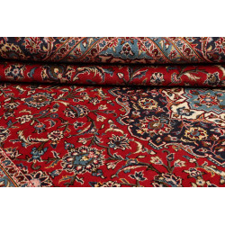 Hand Made Rug Ardakan Persia 250x360 Red Blue